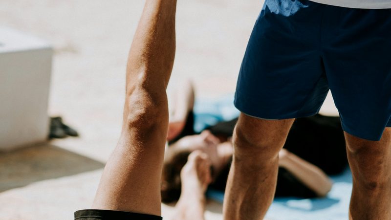 Chiropractic care session